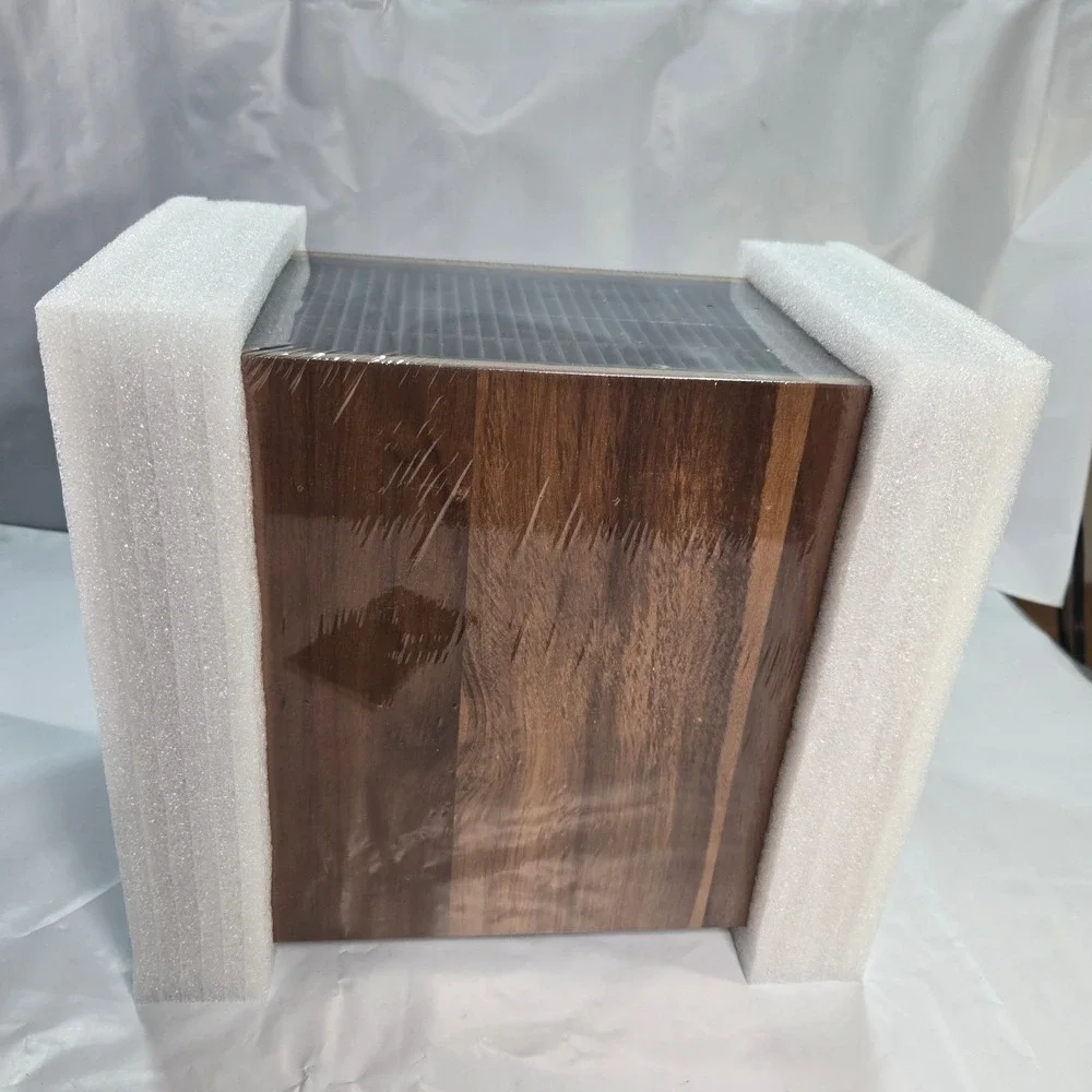 ENOKING Universal Knife Block Acacia Wood Slotless Organizer Holds 24 Knives